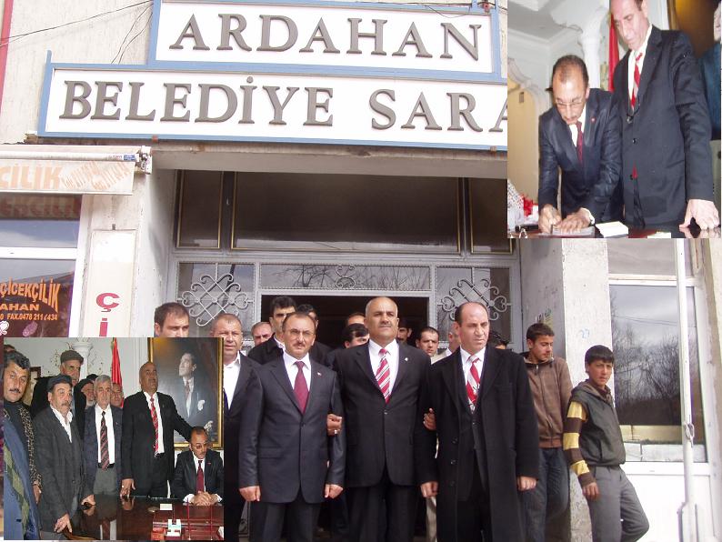 Belediyede devir teslim töreni yapıldı ..
